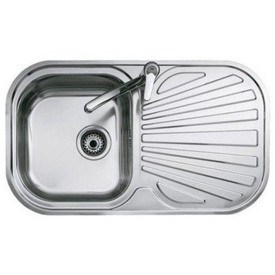 Fregadero inox Teka STYLO1C1EIZD, 1 seno, escurrid - 1