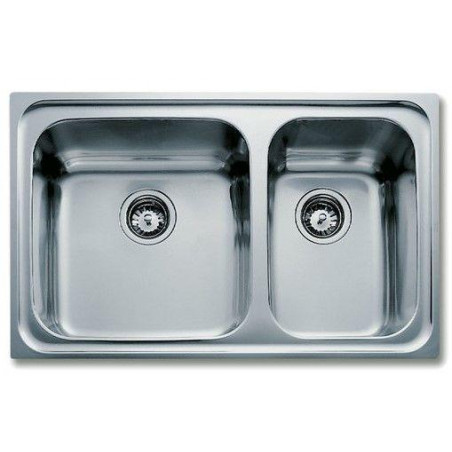 Fregadero inox Teka CLASSIC2C80OG, 2 senos, mueble - 1 Fregadero inox Teka CLASSIC2C80OG, 2 senos, mueble - 1