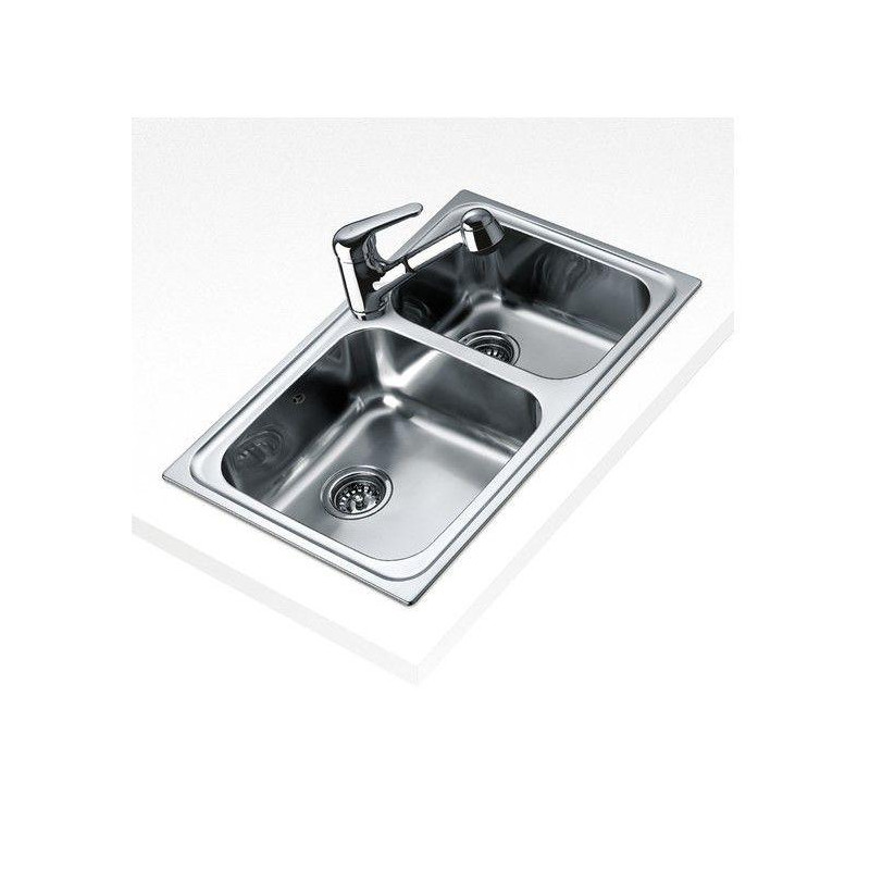 Fregadero inox Teka CLASSIC2C80OG, 2 senos, mueble - 3 Fregadero inox Teka CLASSIC2C80OG, 2 senos, mueble - 3
