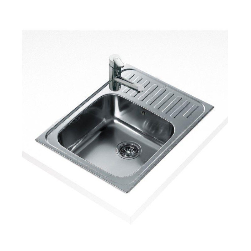 Fregadero inox Teka CLASSIC1CI, 1 seno, escurridor - 3