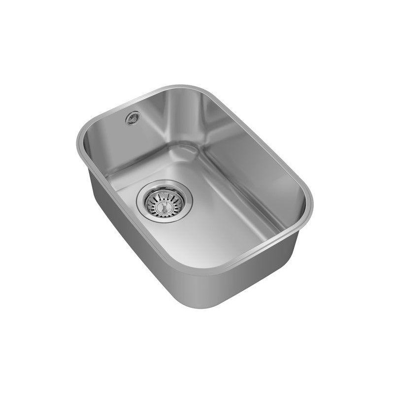 Fregadero inox Teka BE2840, 1 seno, bajo encimera, - 2 Fregadero inox Teka BE2840, 1 seno, bajo encimera, - 2