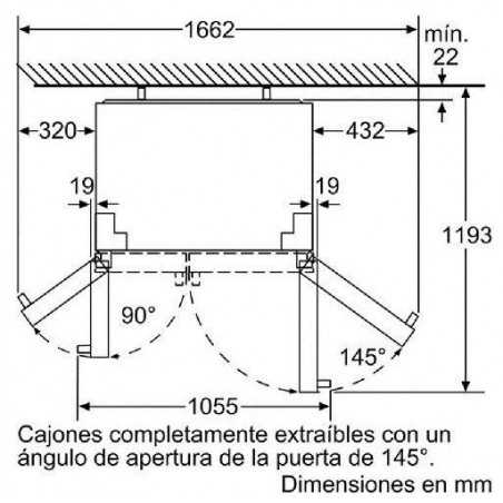 Frigo side by side Balay 3FA4660X, Premium inox - 3