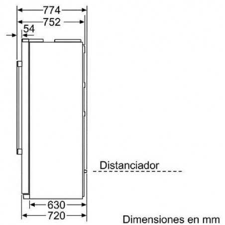 Frigo side by side Balay 3FA4660X, Premium inox - 4