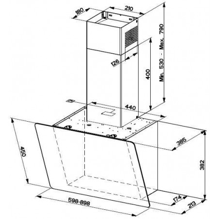 Campana decorativa Mepamsa LINEA90NEGRA - 3