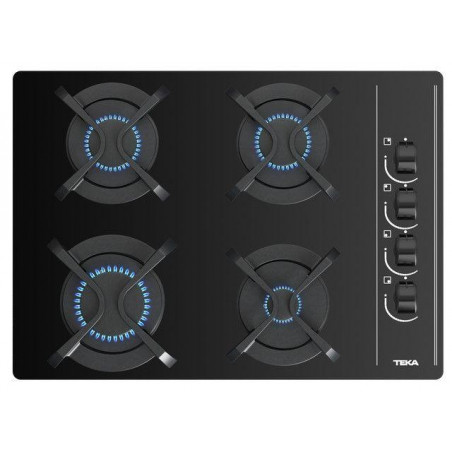 Encimera Cristalgas indep. Teka GBC64003KBN - 1 Encimera Cristalgas indep. Teka GBC64003KBN - 1