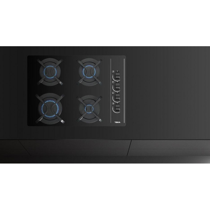 Encimera Cristalgas indep. Teka GBC64003KBN - 2 Encimera Cristalgas indep. Teka GBC64003KBN - 2