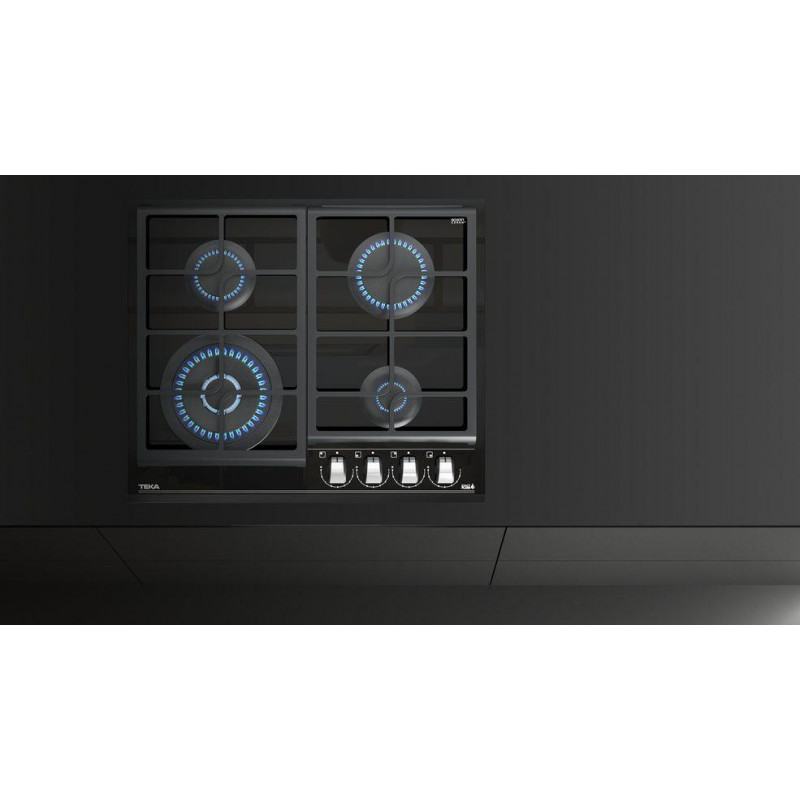 Encimera Cristalgas indep. Teka EXACTFLAMEGZC64320 - 6