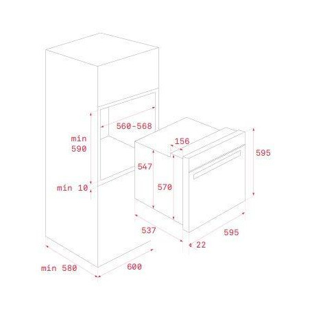 Horno MF indep. Pirolitico Teka iOVEN-P- INOX - 3