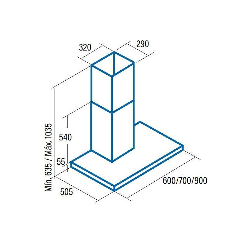 Campana decorativa T invertida Cata SYGMAX7000 - 3