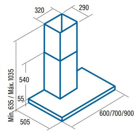 Campana decorativa T invertida Cata SYGMAX7000 - 3