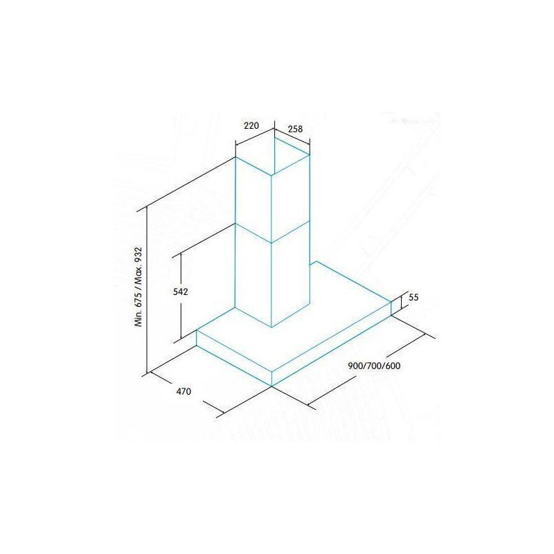 Campana decorativa Edesa ECB7411X - 3 Campana decorativa Edesa ECB7411X - 3
