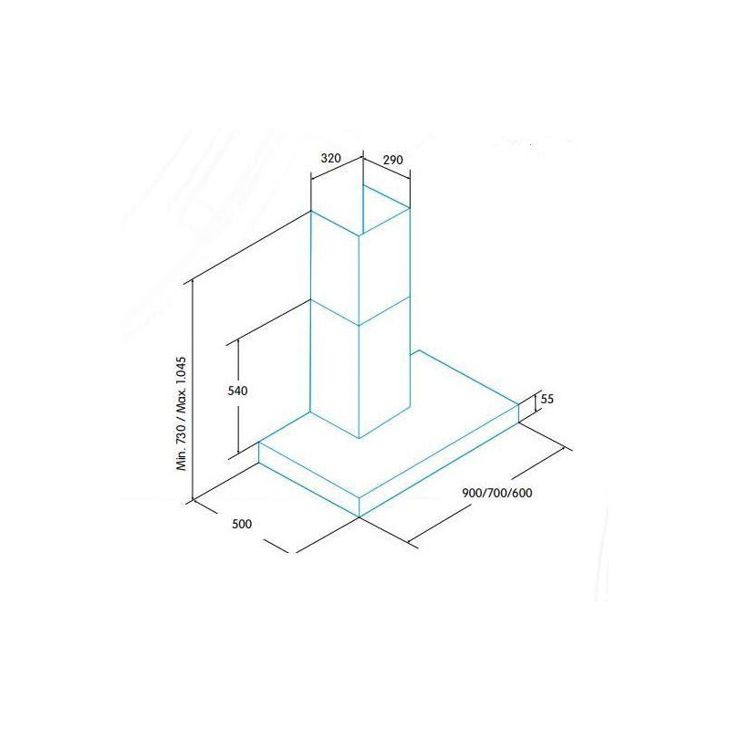 Campana decorativa Edesa ECB6611X - 3