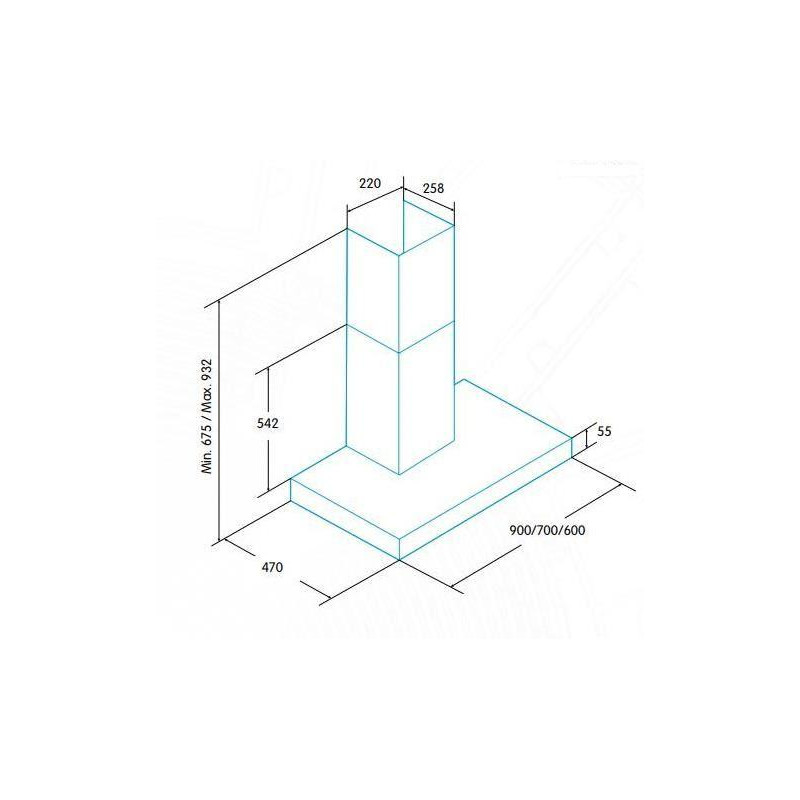 Campana decorativa Edesa ECB6411X - 3 Campana decorativa Edesa ECB6411X - 3