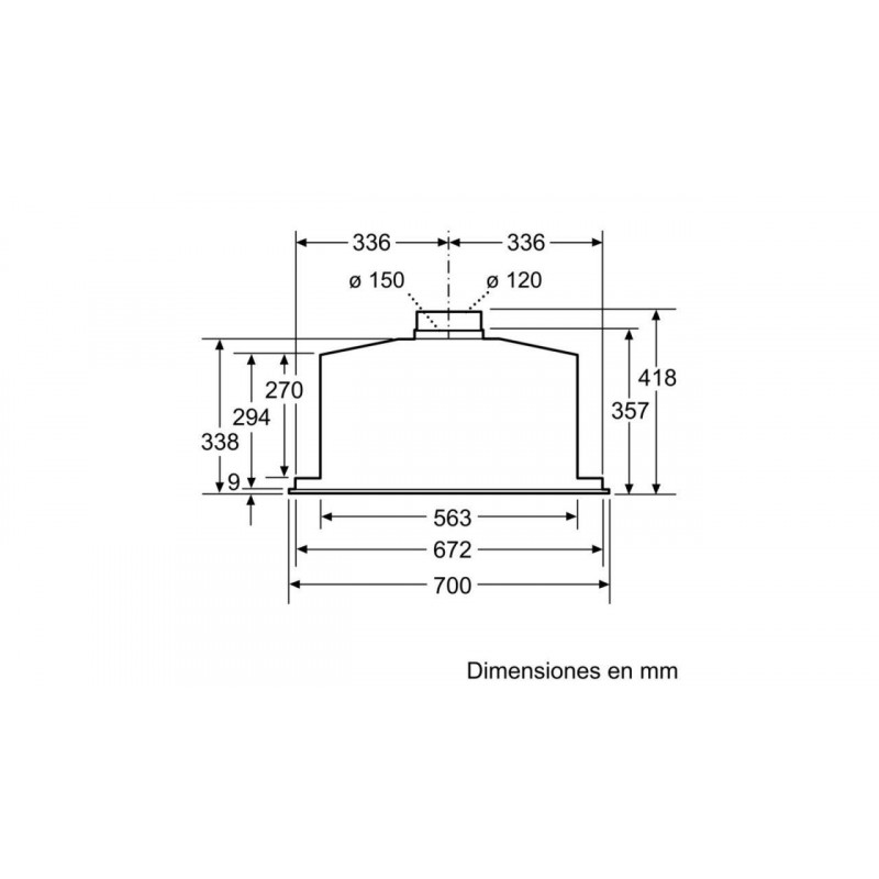 Campana conv. Grupo filtrante Balay 3BF277EX - 4