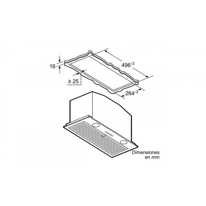 Campana conv. Grupo filtrante Balay 3BF267EX - 3 Campana conv. Grupo filtrante Balay 3BF267EX - 3
