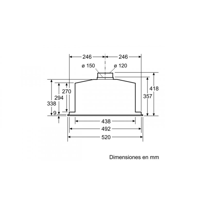 Campana conv. Grupo filtrante Balay 3BF267EX - 4 Campana conv. Grupo filtrante Balay 3BF267EX - 4