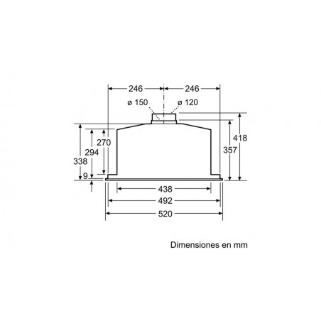 Campana conv. Grupo filtrante Balay 3BF267EX - 4 Campana conv. Grupo filtrante Balay 3BF267EX - 4
