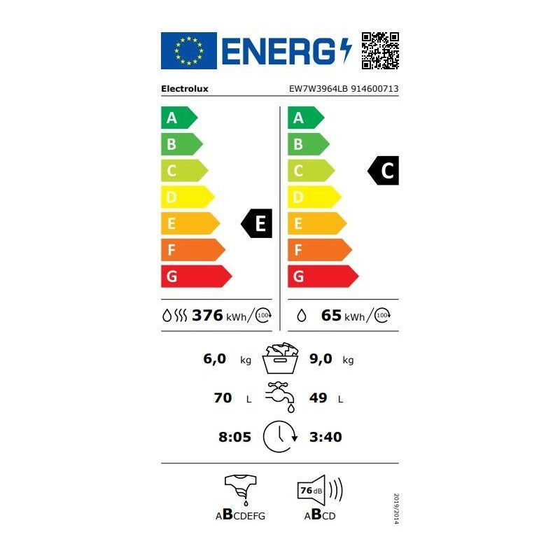 Lavasecadora Electrolux EW7W3964LB - 2 Lavasecadora Electrolux EW7W3964LB - 2