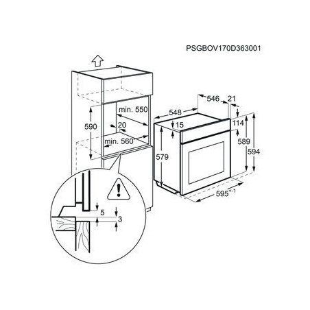 Horno MF pirolitico indep. Aeg BPE535120M - 3