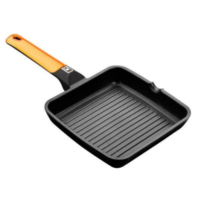 Grill Bra Orange, A281428, 28x28 cm., con rayas, - 1