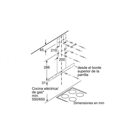 Campana decorativa Bosch DWB76BC50 - 5 Campana decorativa Bosch DWB76BC50 - 5