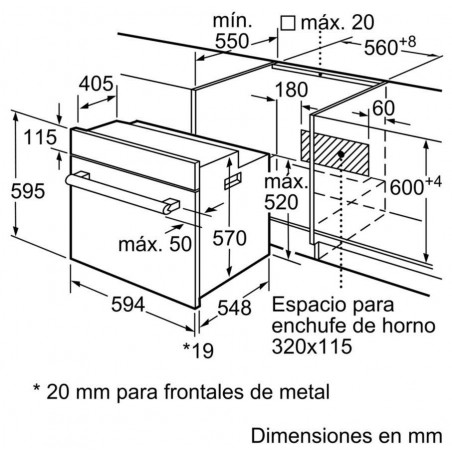 Horno indep. MF Balay 3HB2031X0 - 3