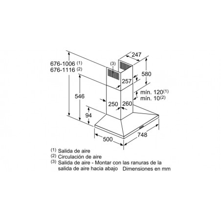 Campana decorativa Balay 3BC677EX - 2 Campana decorativa Balay 3BC677EX - 2