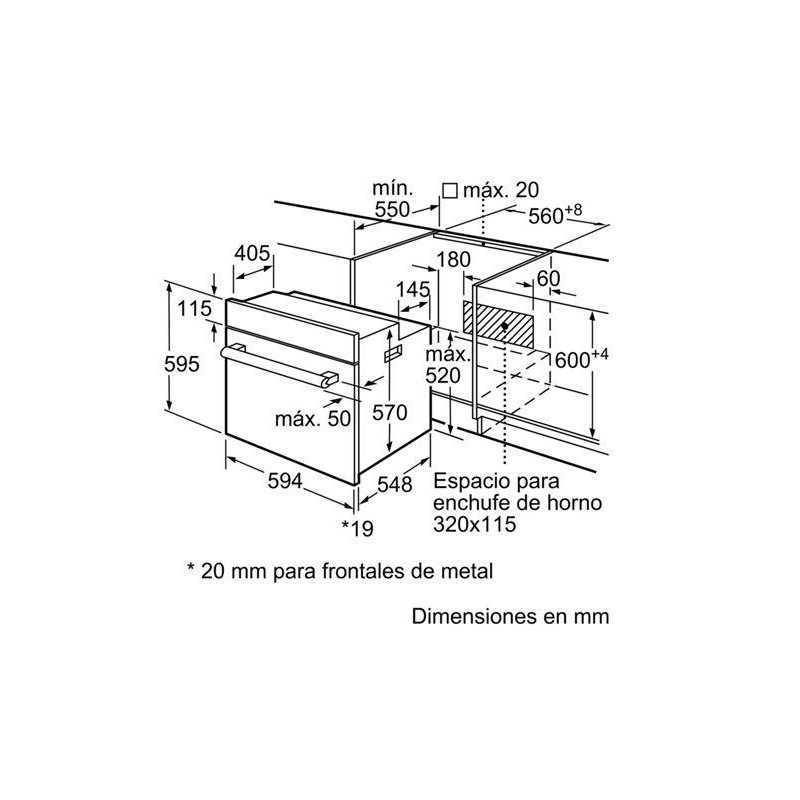 Horno indep. MF Balay 3HB2010X0 - 2