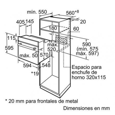 Horno indep. MF Balay 3HB2010X0 - 3