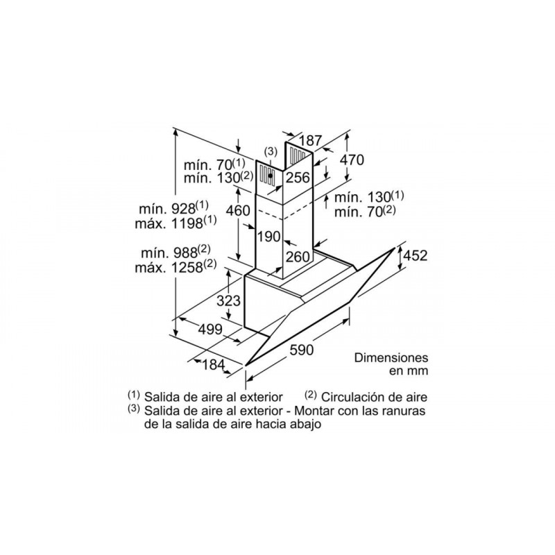 Campana decorativa Balay 3BC567GB, Premium - 3 Campana decorativa Balay 3BC567GB, Premium - 3
