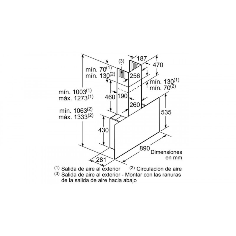 Campana decorativa Balay 3BC497GG, Premium - 4