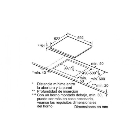 Vitroceramica induccion indep. Bosch PID631BB3E - 5