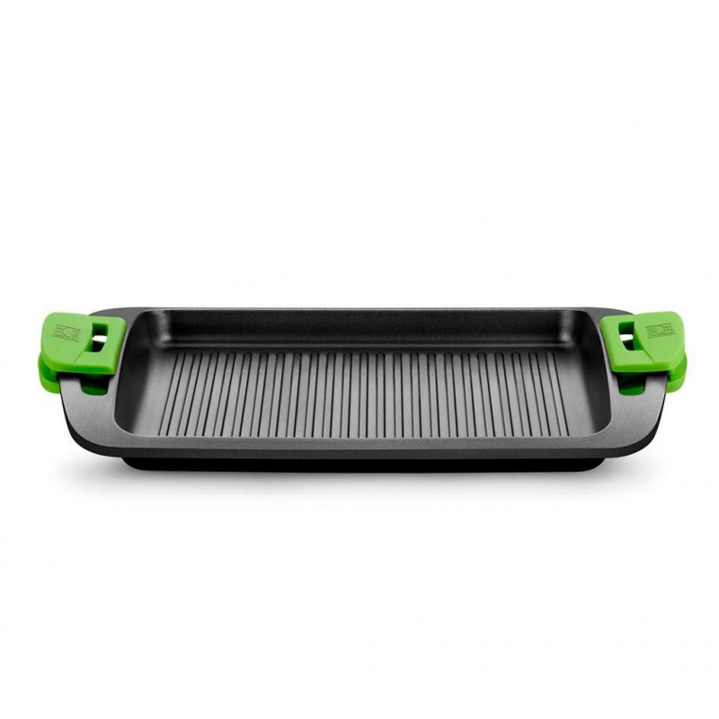 Parrilla plancha Prior Verde Bra A401540, 40 cm. - 2