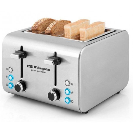 Tostador Orbegozo TO8000, inox, 4 rebanadas - 3 Tostador Orbegozo TO8000, inox, 4 rebanadas - 3