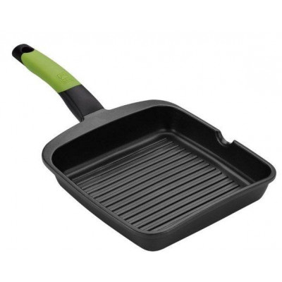 Sarten grill Bra PRIOR VERDE A121457, CON RAYAS 28 - 1