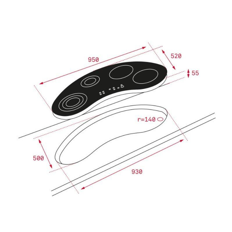 Vitroceramica induccion indep. Teka IRC9430KS - 4 Vitroceramica induccion indep. Teka IRC9430KS - 4