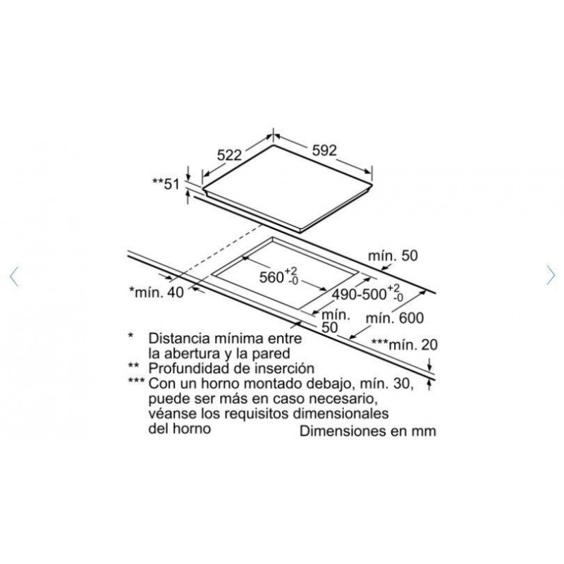 Vitroceramica induccion indep. Bosch PIJ651BB2E - 2 Vitroceramica induccion indep. Bosch PIJ651BB2E - 2