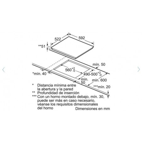 Vitroceramica induccion indep. Bosch PIJ651BB2E - 2 Vitroceramica induccion indep. Bosch PIJ651BB2E - 2
