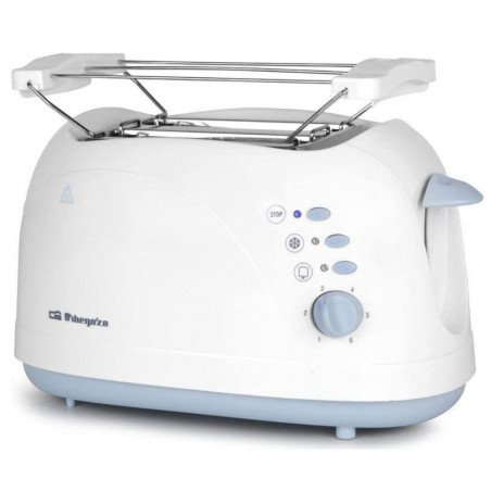 Tostador Orbegozo TO3010, 700w, 2 ranuras, caliens - 1