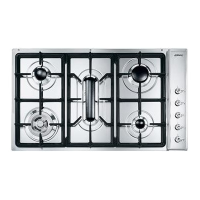 Encimera indep. Smeg SE93SGH3, 5fuegos, natural/b - 1