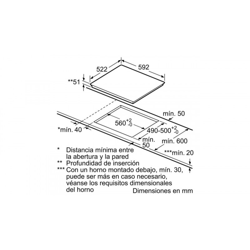 Vitroce induccion indep. Balay 3EB969LU, Premium - 3 Vitroce induccion indep. Balay 3EB969LU, Premium - 3