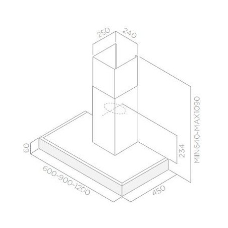 Campana decoratica Elica SPOT PLUS IX/A/90 - 2 Campana decoratica Elica SPOT PLUS IX/A/90 - 2