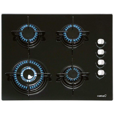 Encimera indep.Cristal Gas Cata CIB6031BK - 1