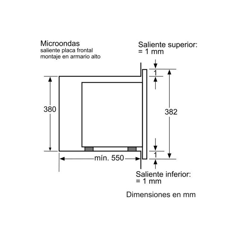 Microondas INT Siemens HF15G561 - 4 Microondas INT Siemens HF15G561 - 4