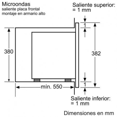 Microondas INT Siemens HF15G561 - 4 Microondas INT Siemens HF15G561 - 4
