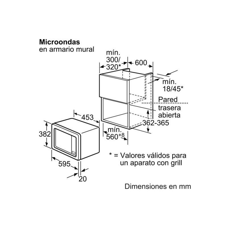 Microondas INT Siemens HF15G561 - 5 Microondas INT Siemens HF15G561 - 5