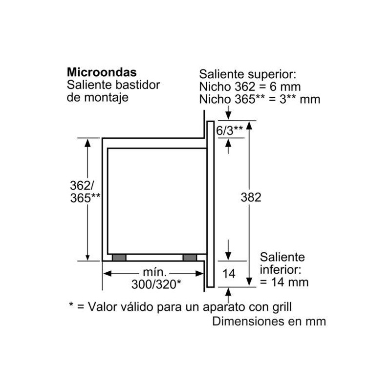 Microondas INT Siemens HF15G561 - 6 Microondas INT Siemens HF15G561 - 6