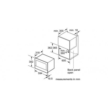 Microondas INT Bosch BFL634GW1, Infinity - 3 Microondas INT Bosch BFL634GW1, Infinity - 3