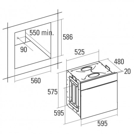 Horno indep. Cata CM760ASBK (07032307) - 3 Horno indep. Cata CM760ASBK (07032307) - 3