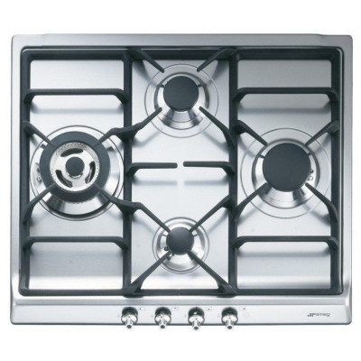 Encimera indep. Smeg SER60SGH3, 4fuegos, naturalo - 1